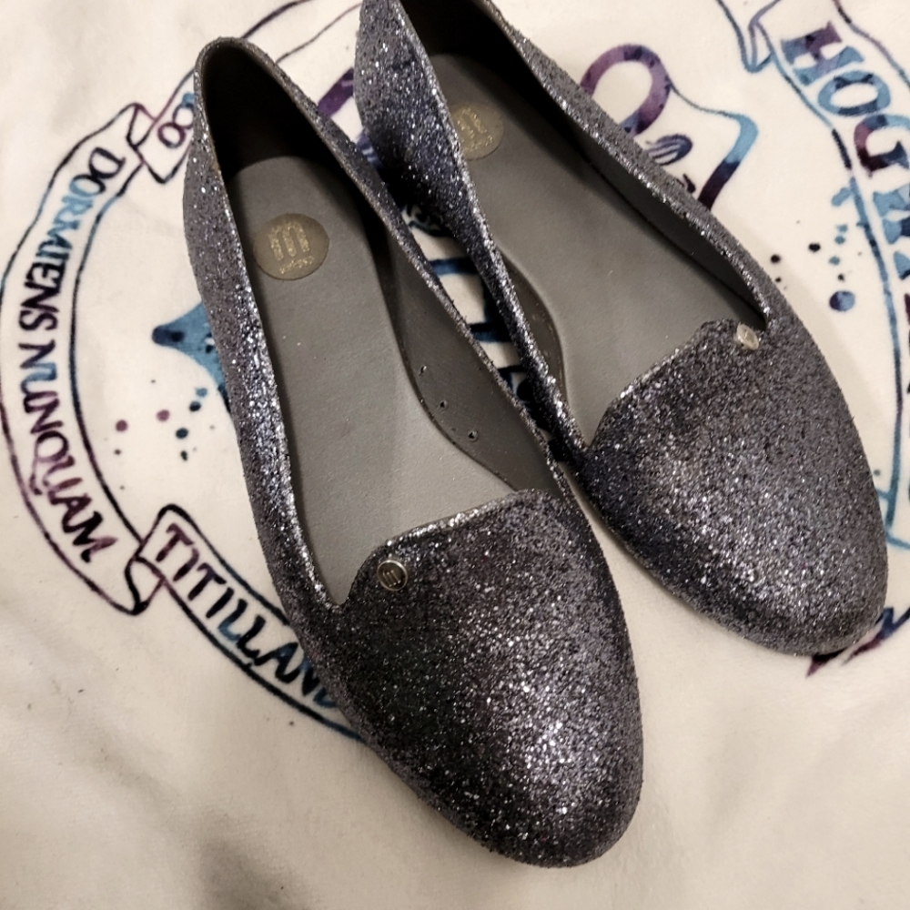Melissa Flats - Glitter Blue